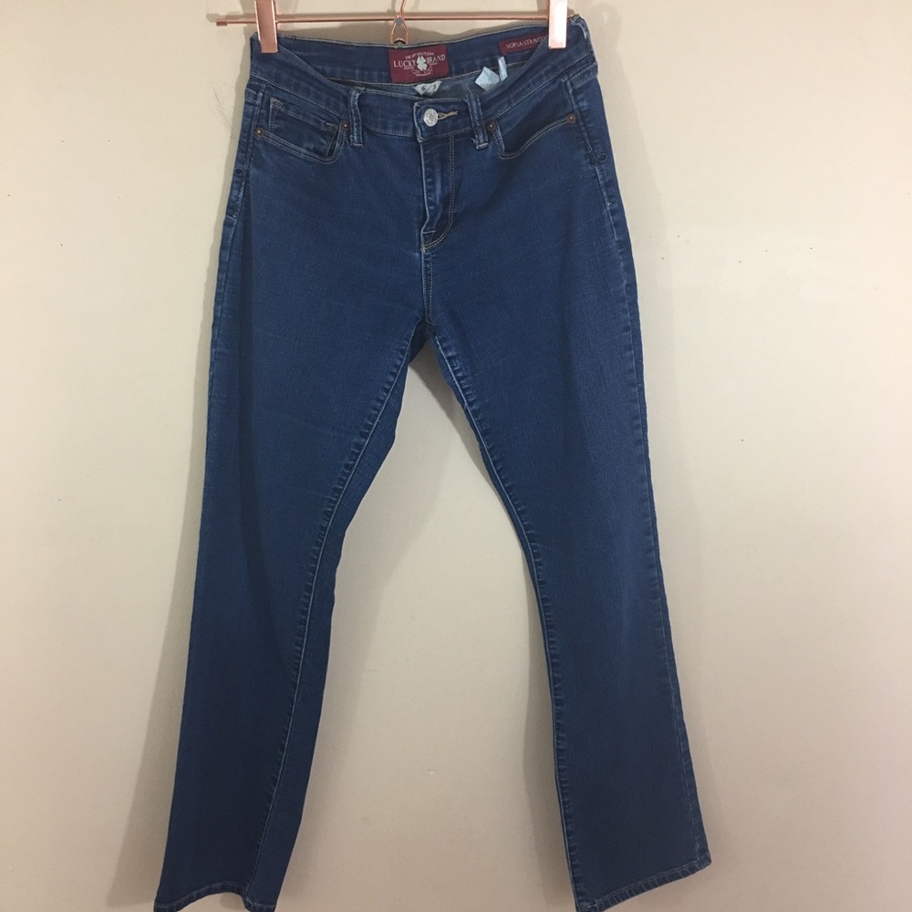 Lucky Brand Sofia Straight Ankle Length Jeans